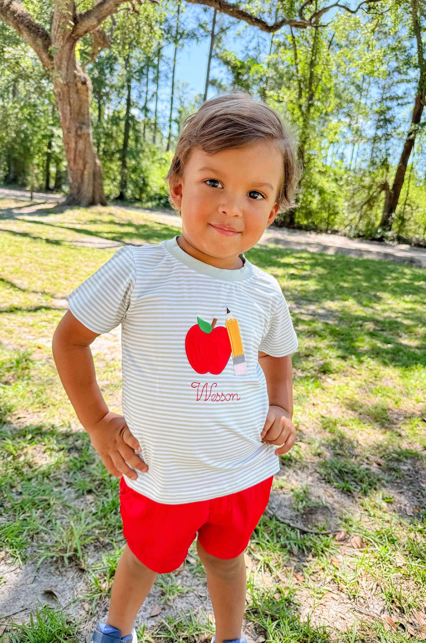 RTS - Apple Pencil Stripe Tee