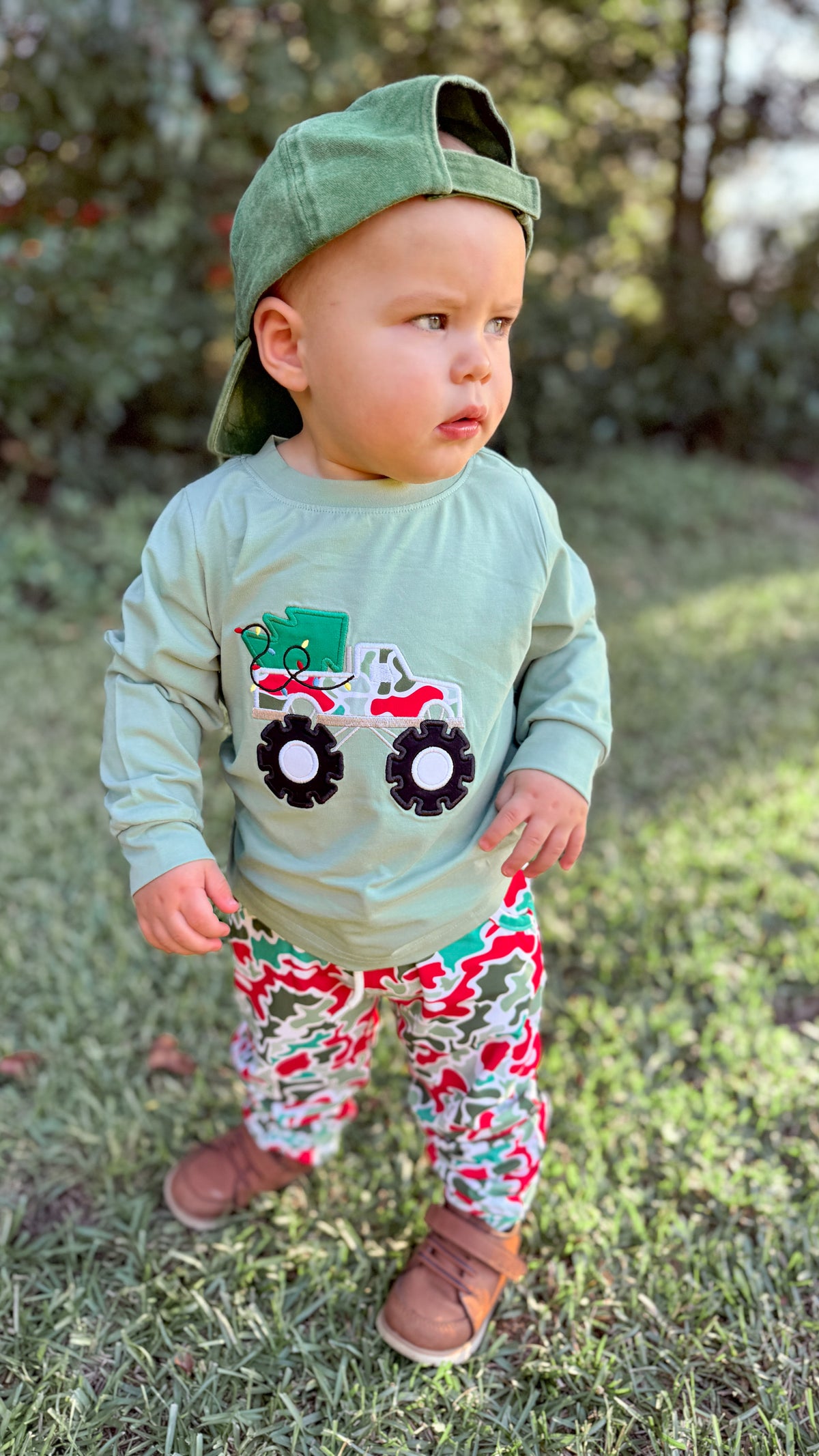 RTS - Christmas Camo Joggers