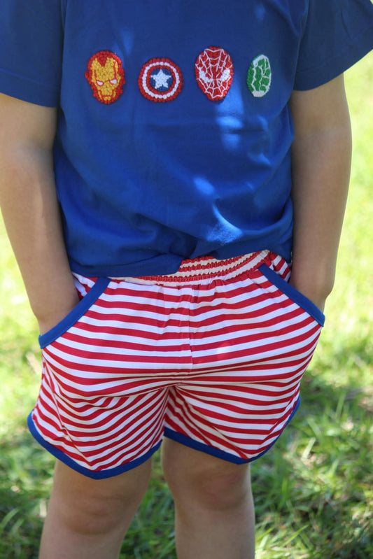 RTS - Red Stripe Shorts