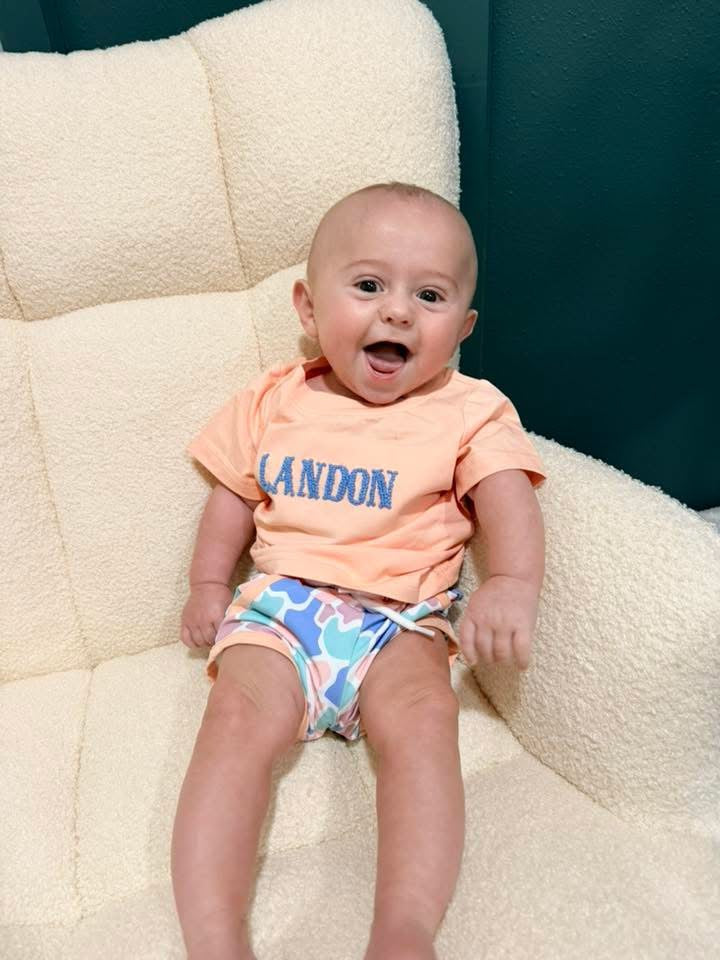 RTS - Boy Coastal Camo Short Set