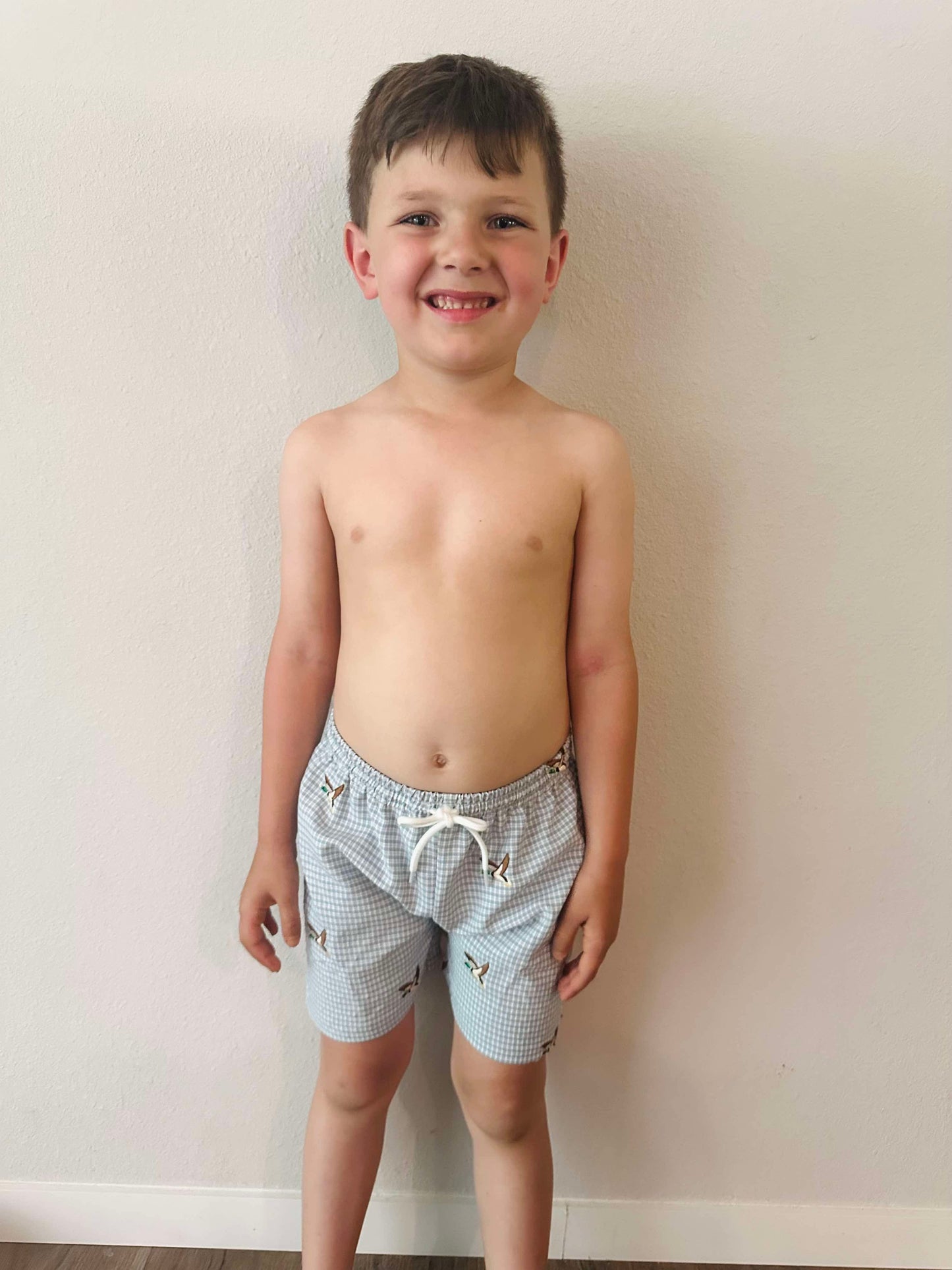RTS - Duck Embroidered Swim Trunk