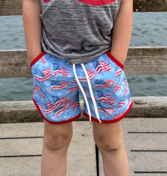 RTS - Boy Flag Trunks