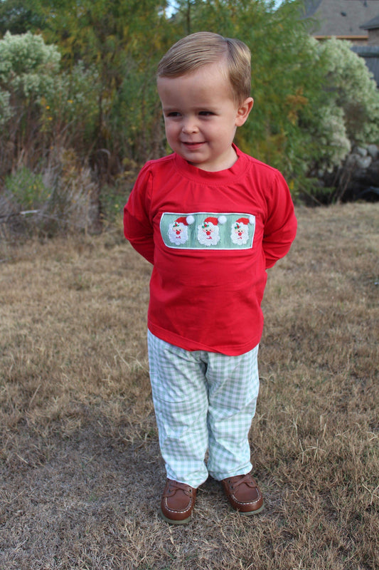 RTS - Boy Santa Smock Set