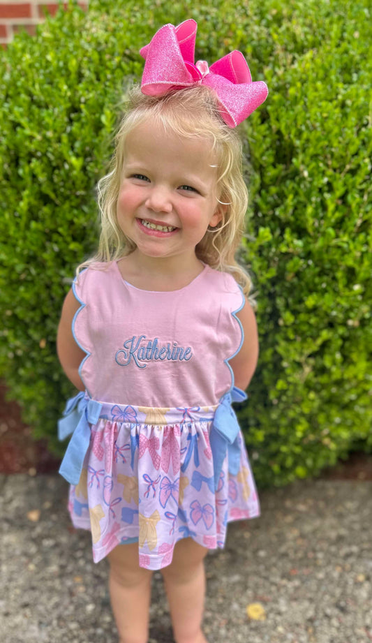RTS - Mama’s Girl Bow Short Set