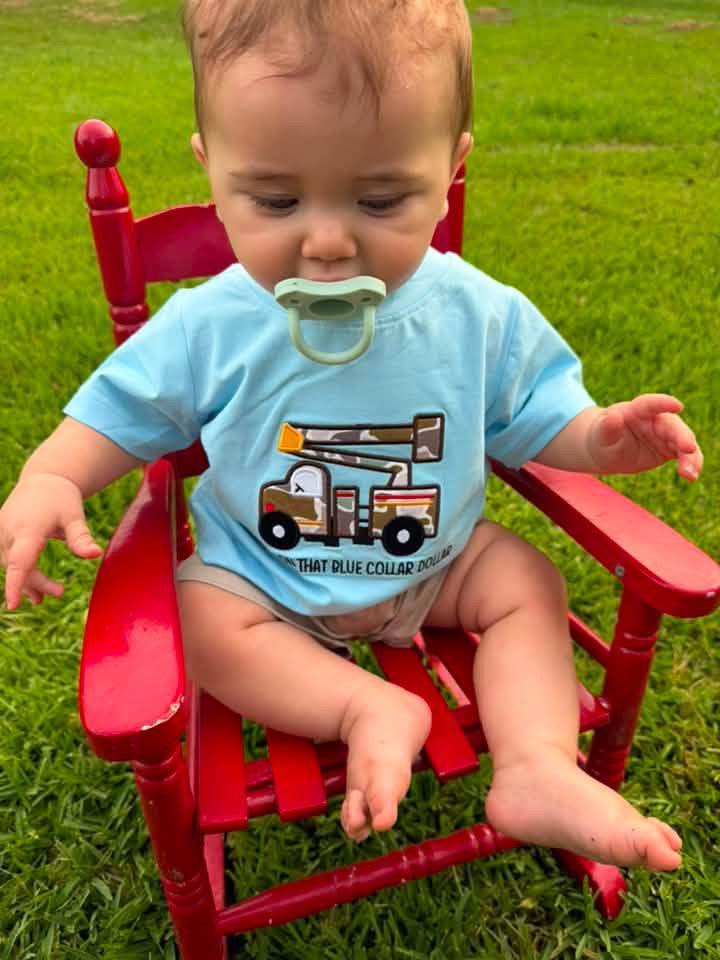 RTS - Boy Camo Bucket Truck Tee