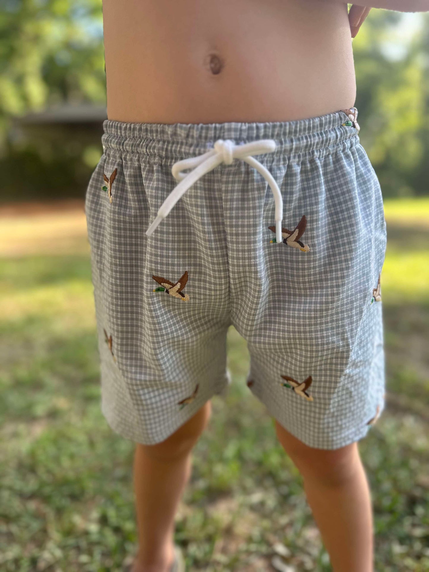 RTS - Duck Embroidered Swim Trunk