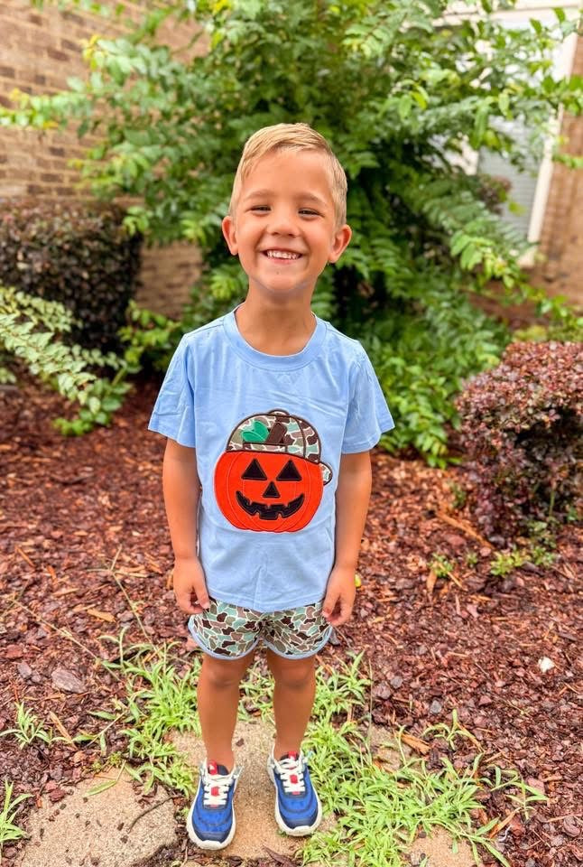 RTS - Pumpkin Hat Short Set