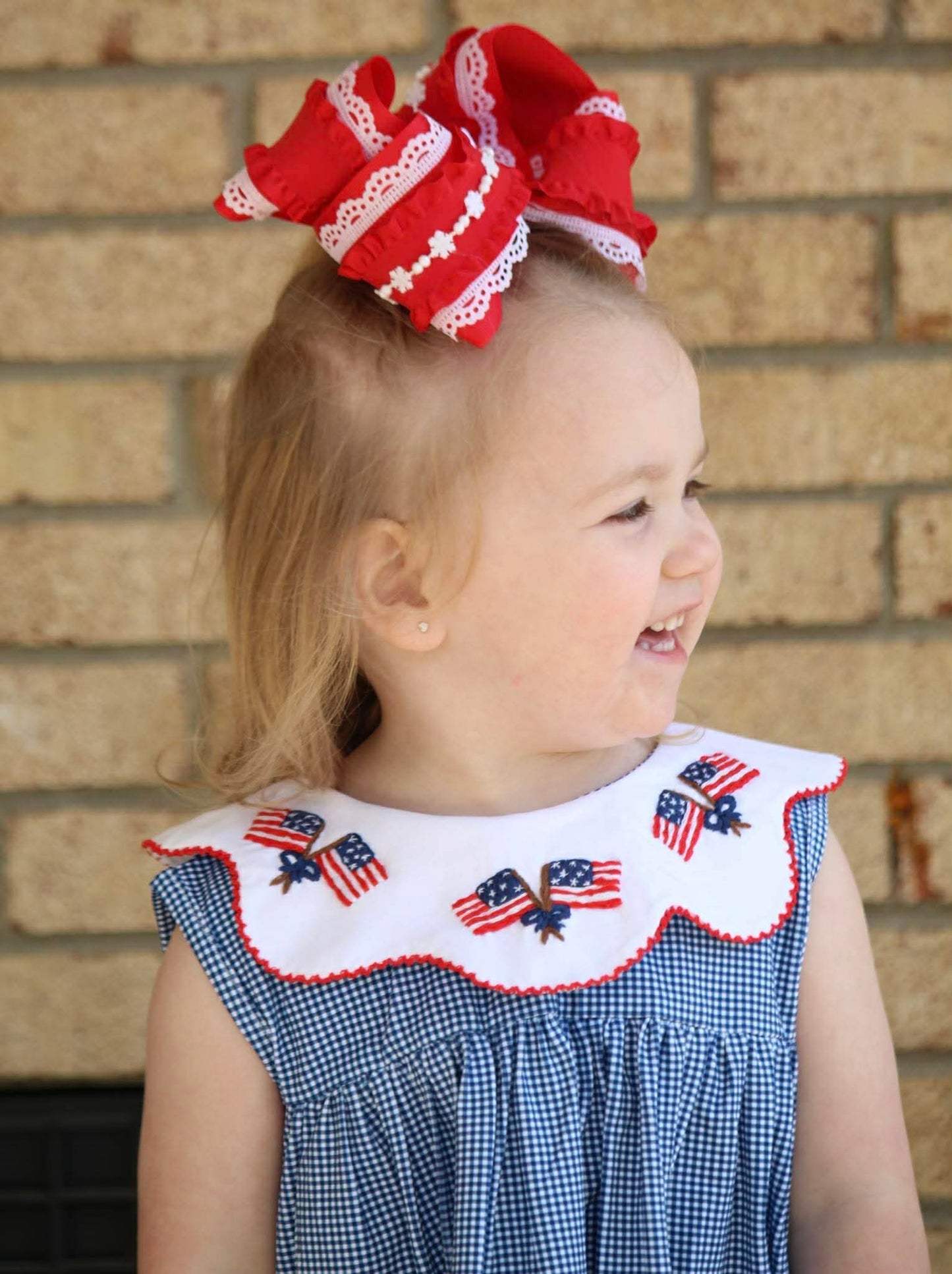 RTS - Flag Collar Diaper Set