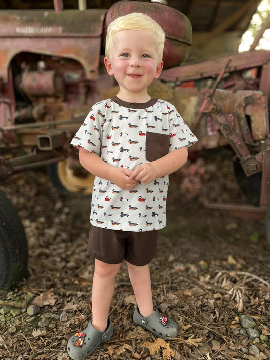 RTS - Duck Print Short Set