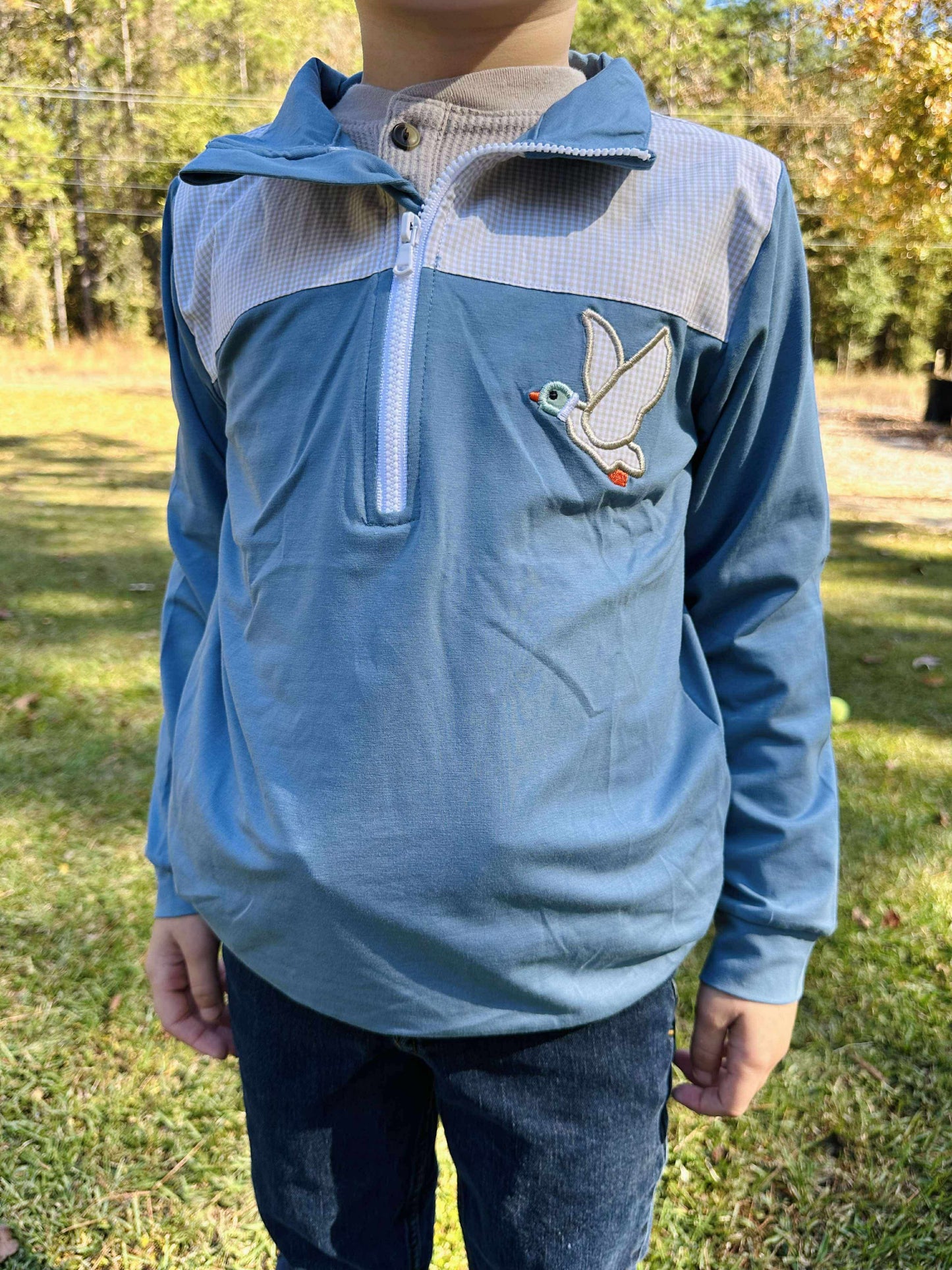 RTS - Duck 3/4 Zip Pullover