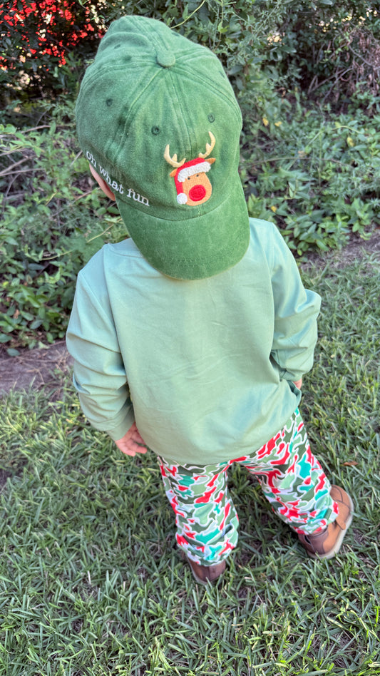RTS - Christmas Camo Joggers
