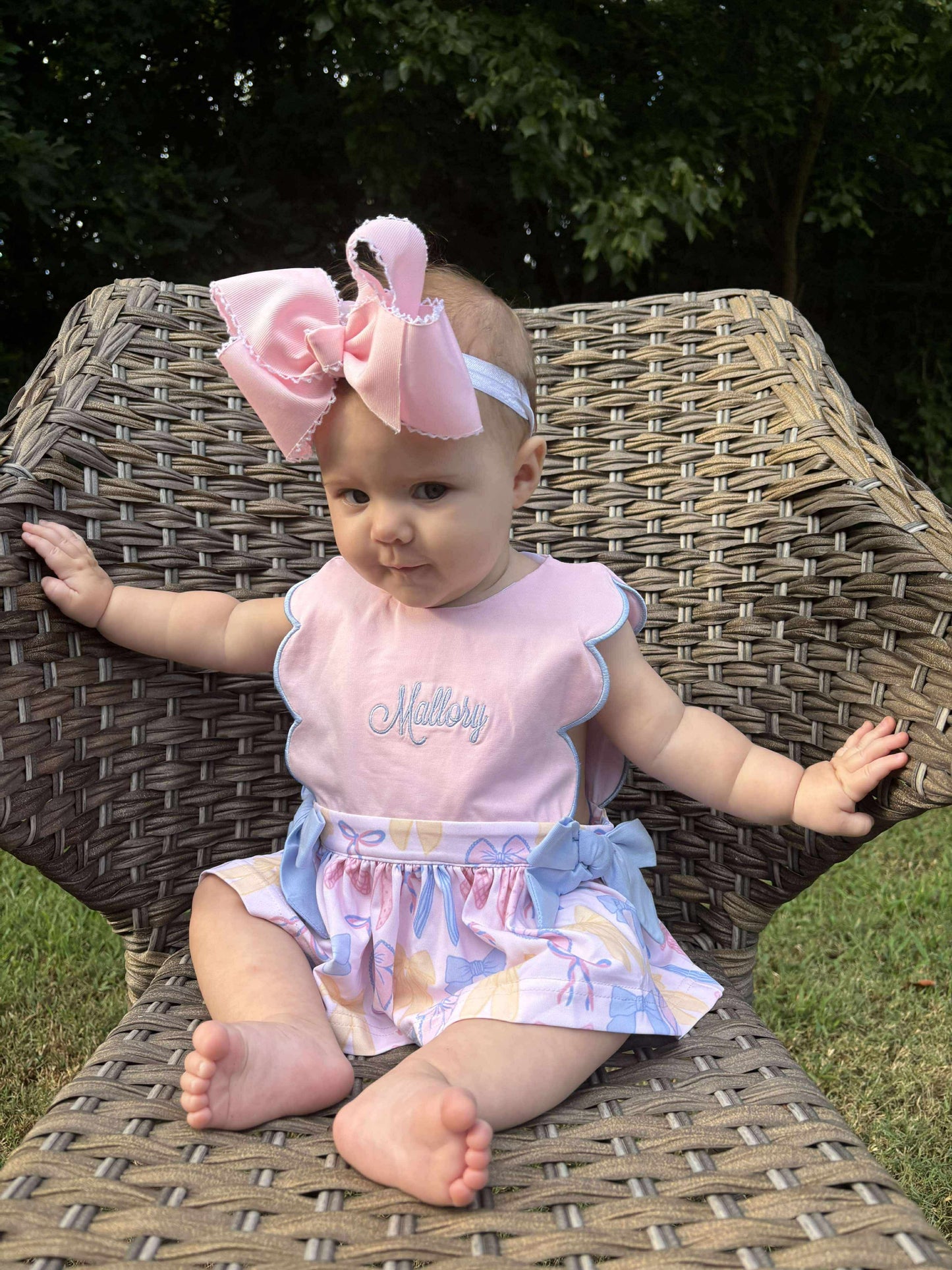 RTS - Mama’s Girl Bow Short Set