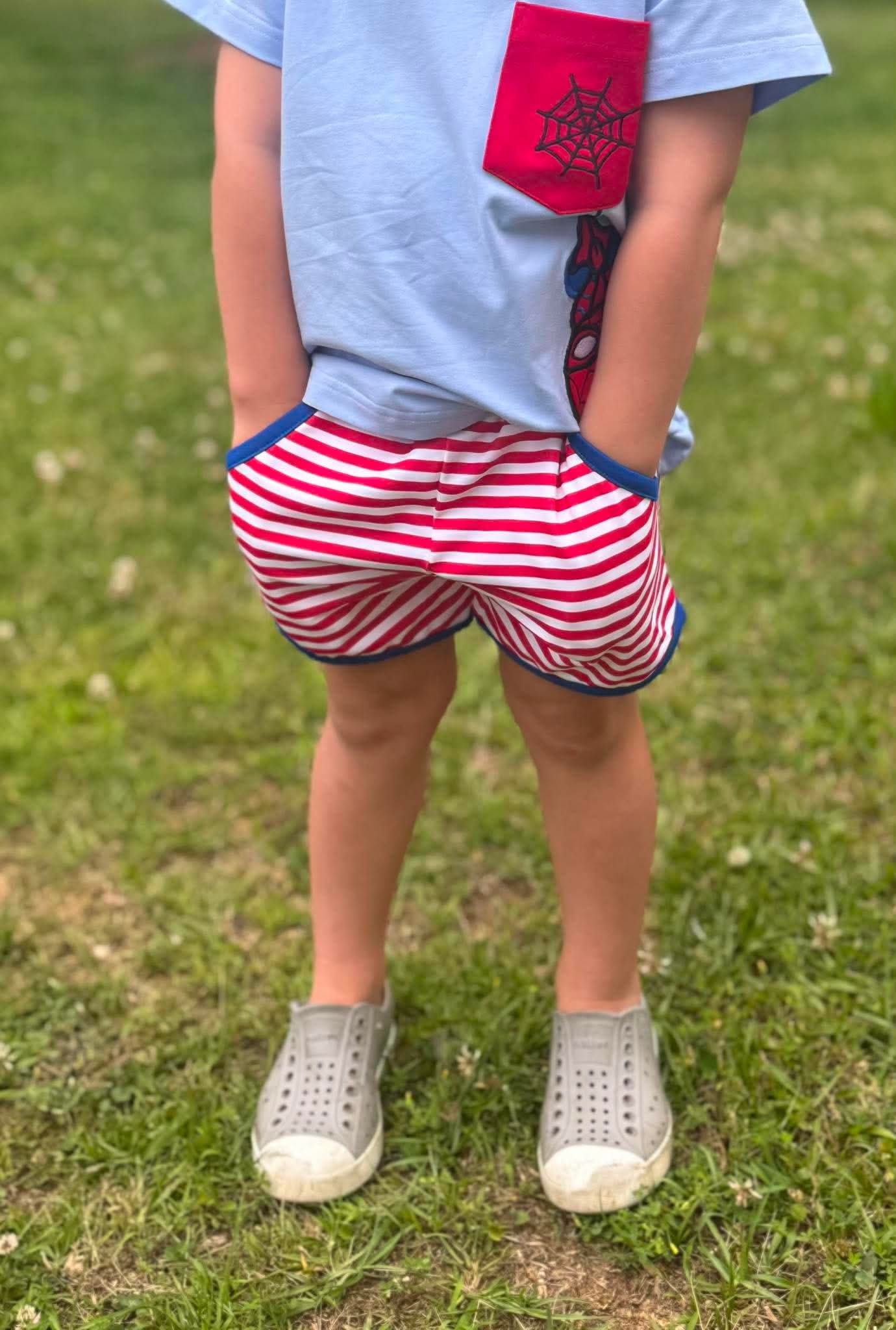 RTS - Red Stripe Shorts