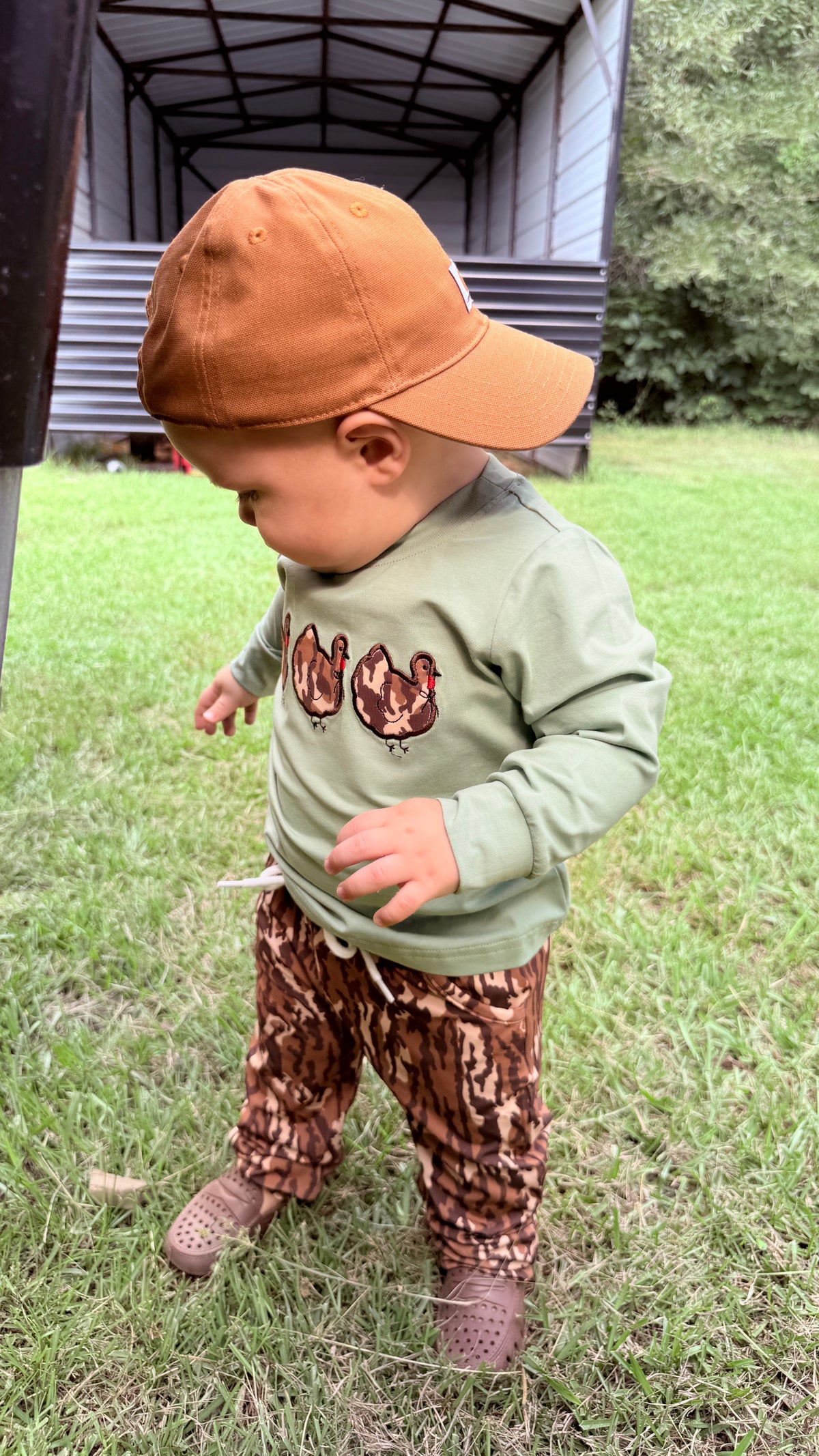 RTS - Green Camo Turkey Trio Tee