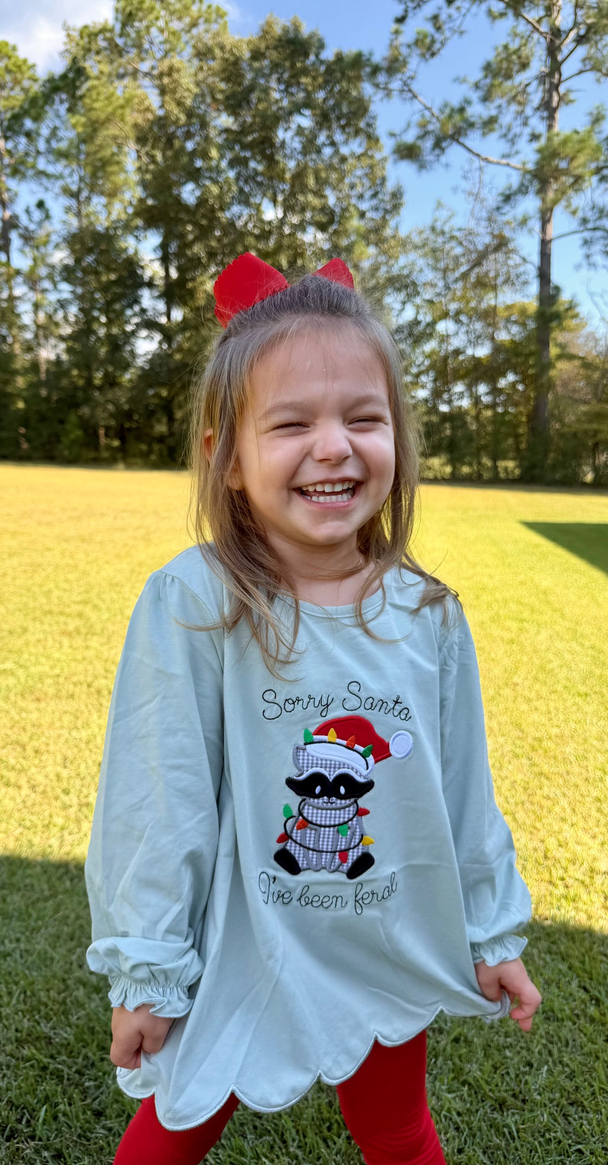 RTS - Girl Santa Cute Feral Tee