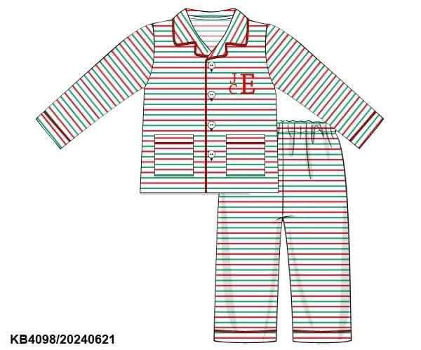 RTS - Boy Stripe Lounge Set