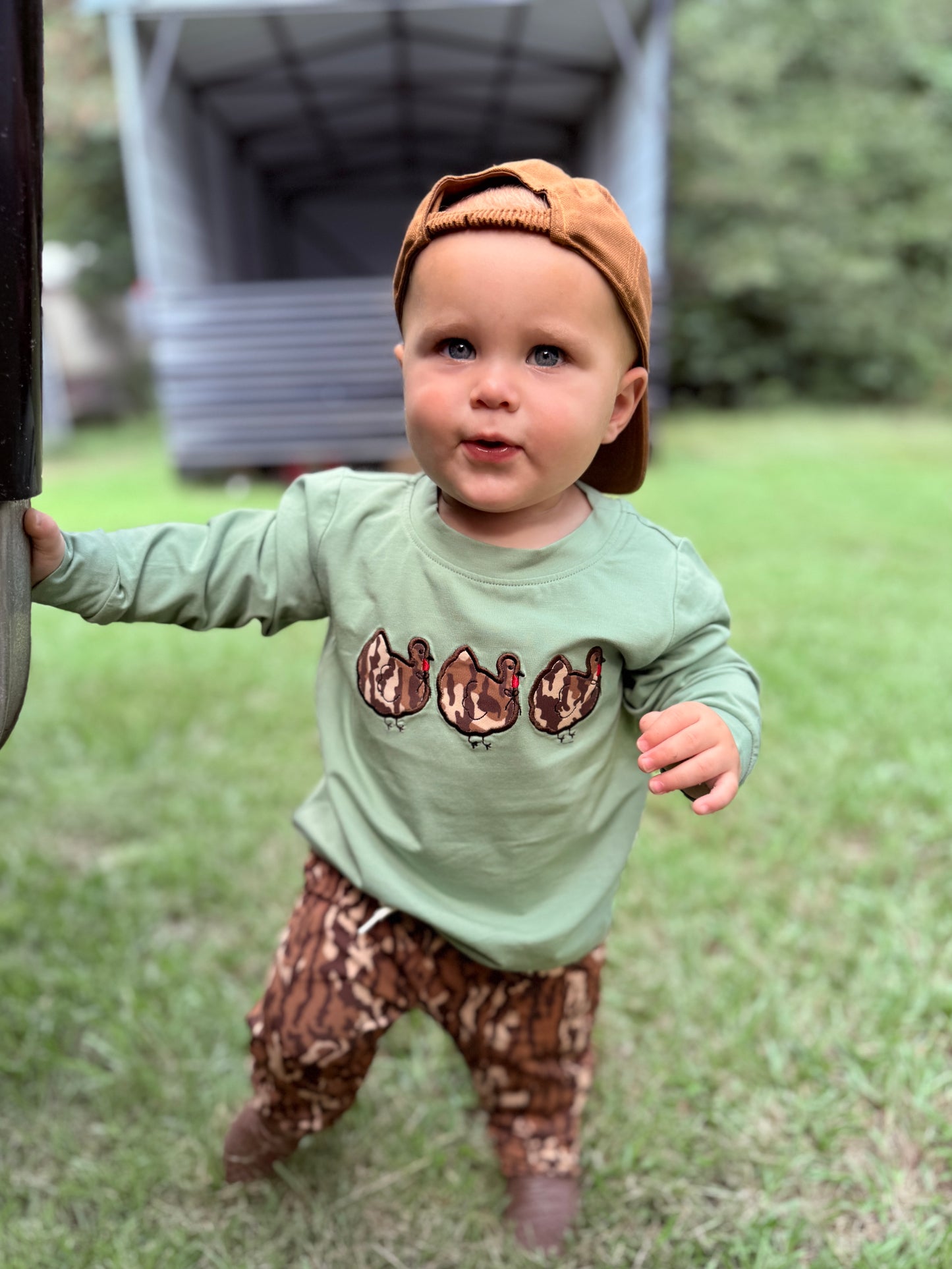 RTS - Green Camo Turkey Trio Tee