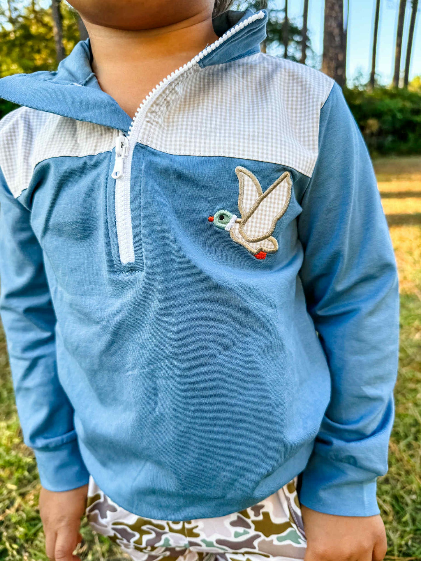 RTS - Duck 3/4 Zip Pullover