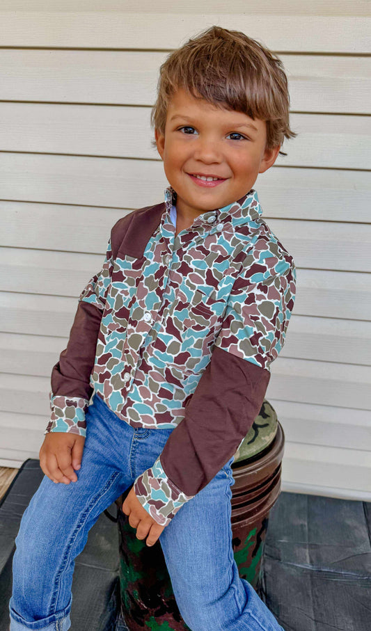 RTS - Camo Button Up