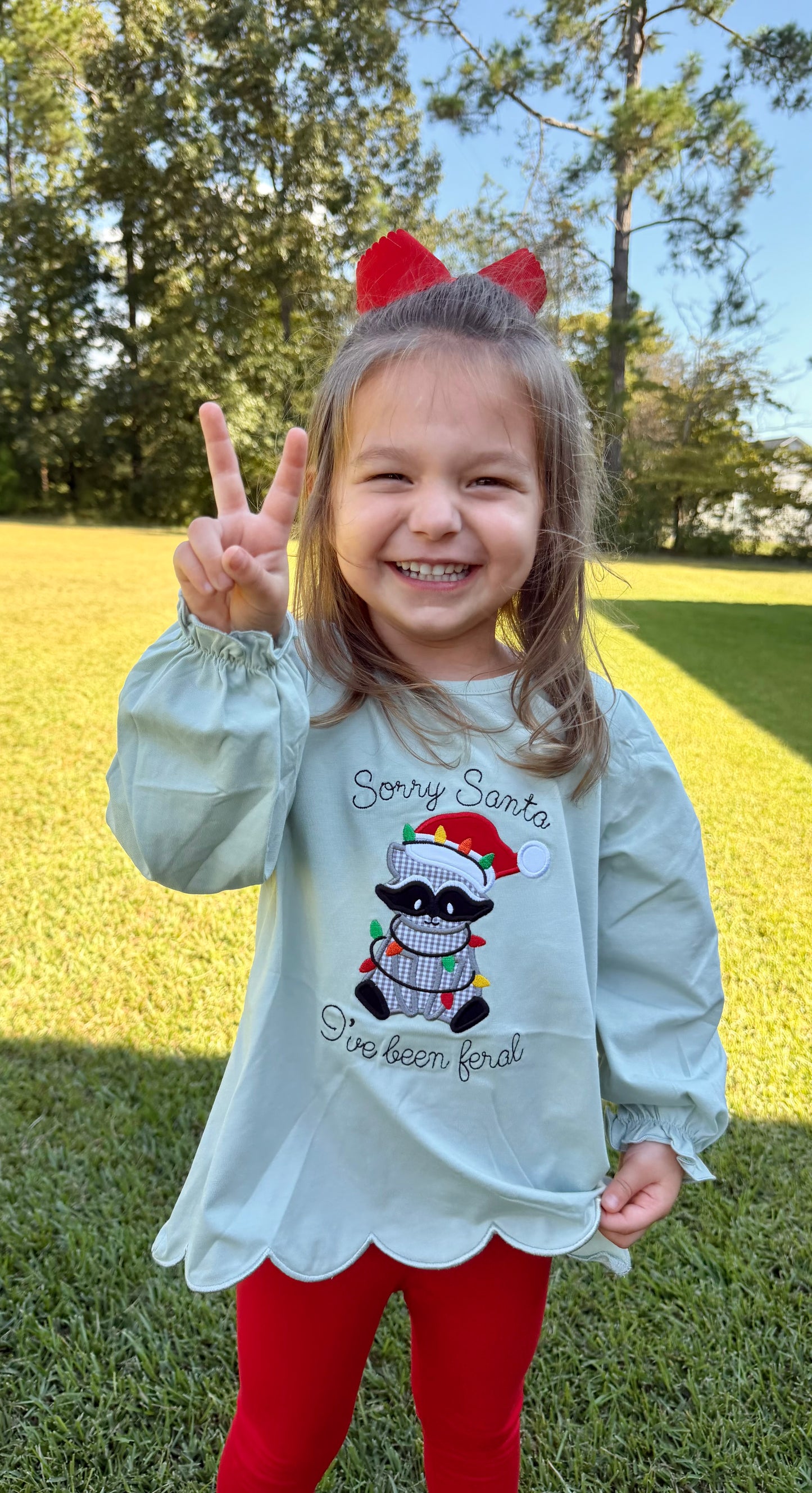 RTS - Girl Santa Cute Feral Tee