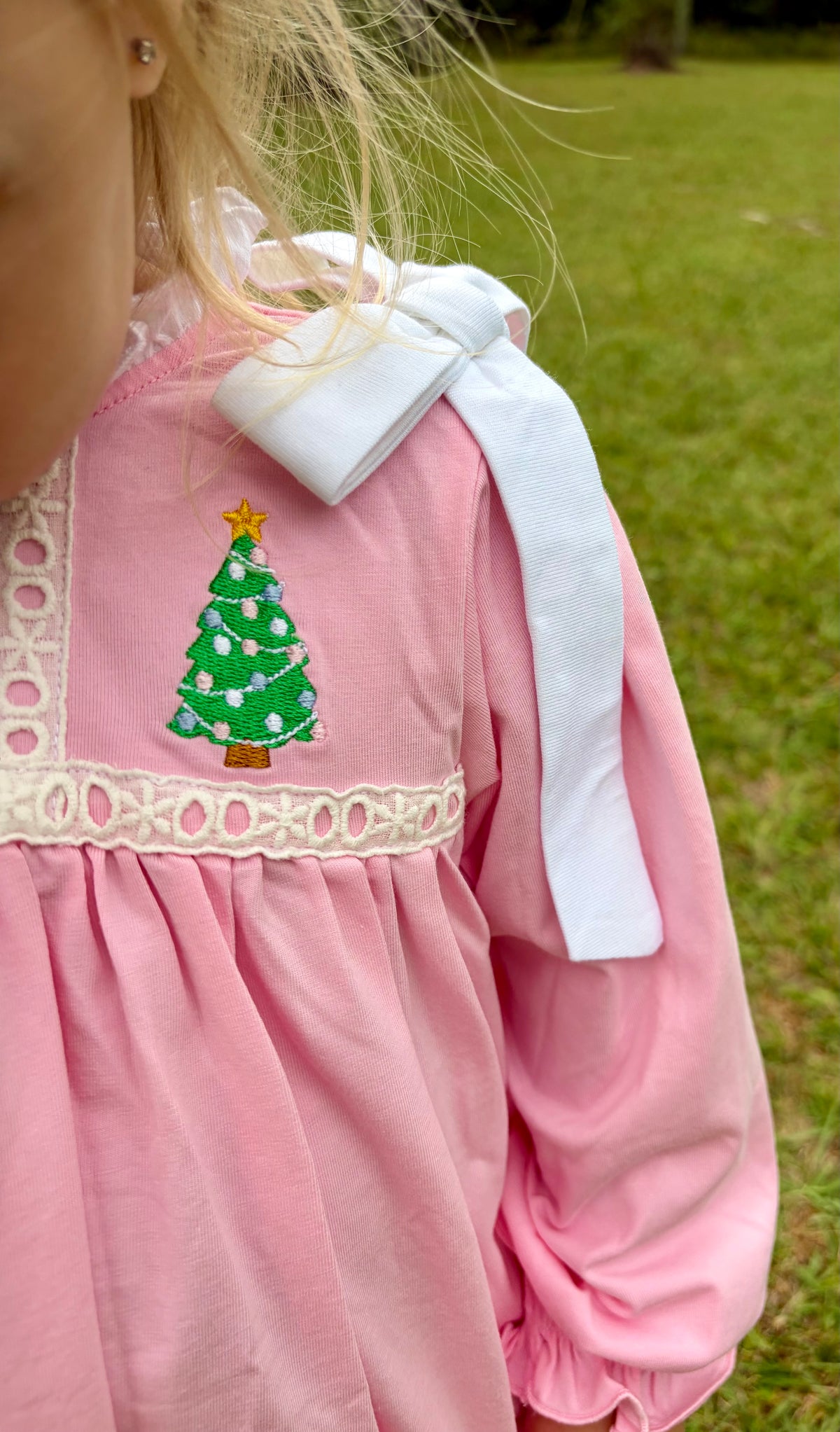 RTS - Pink Tree Diaper Set