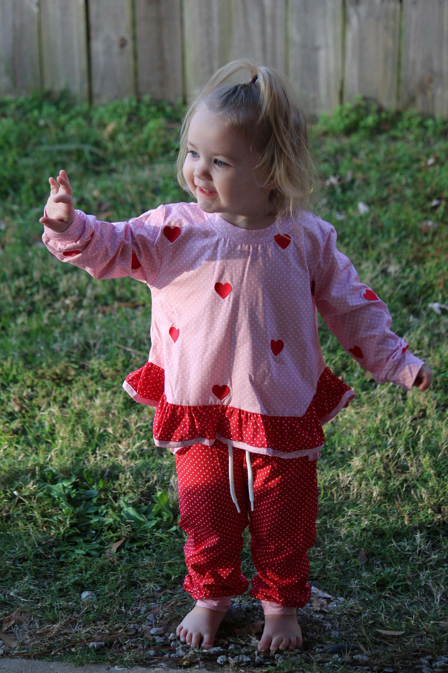 RTS - Itty Bitty Heart Jogger Set