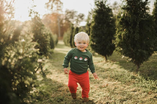 RTS - Green Santa Sweater