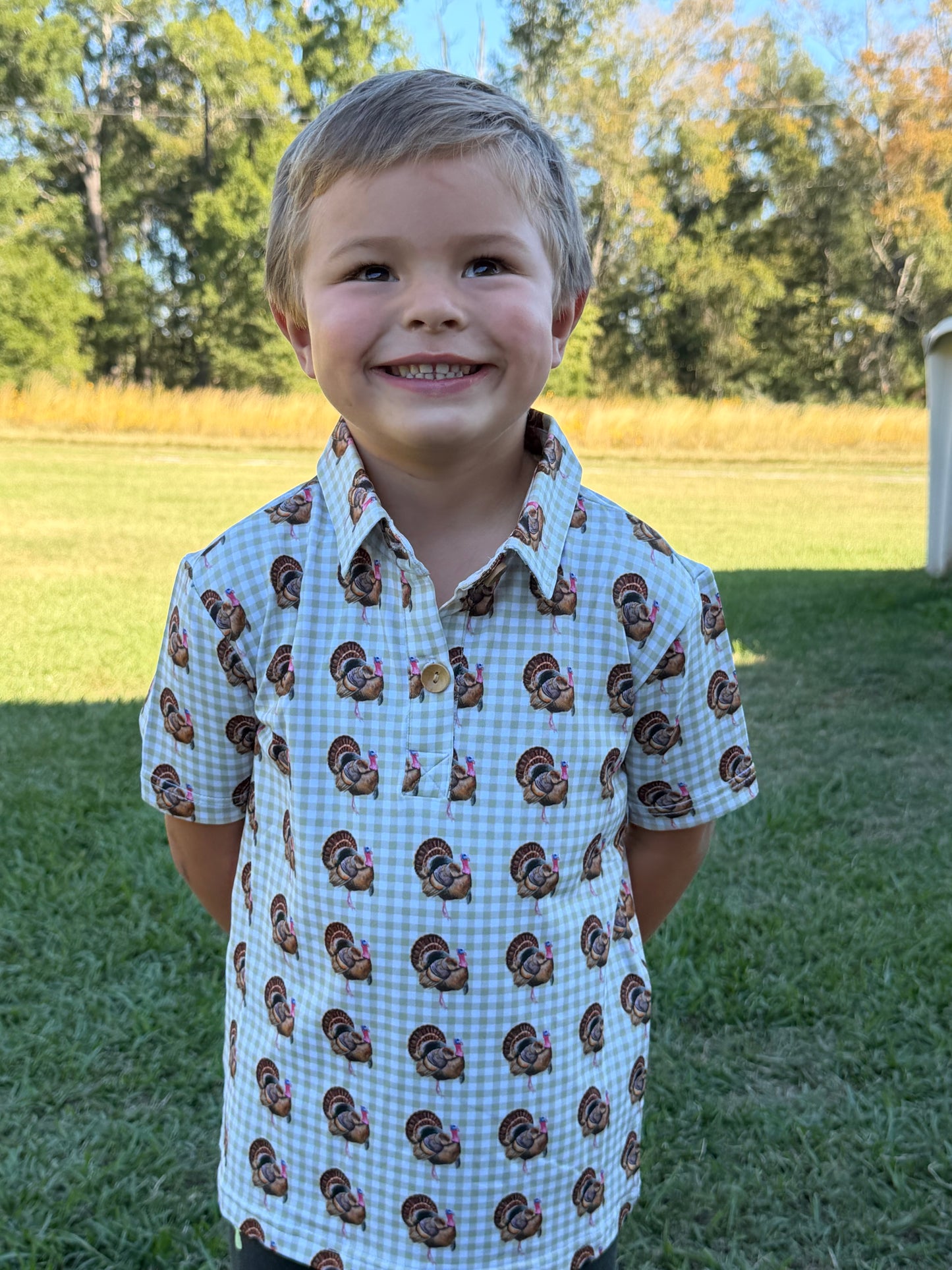 RTS - Turkey Print Polo
