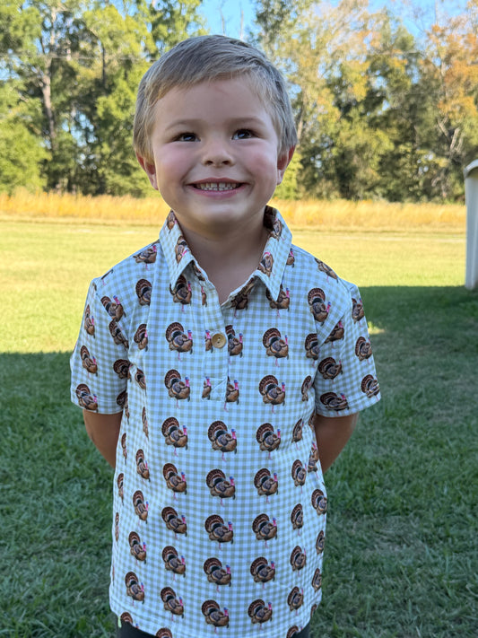 RTS - Turkey Print Polo