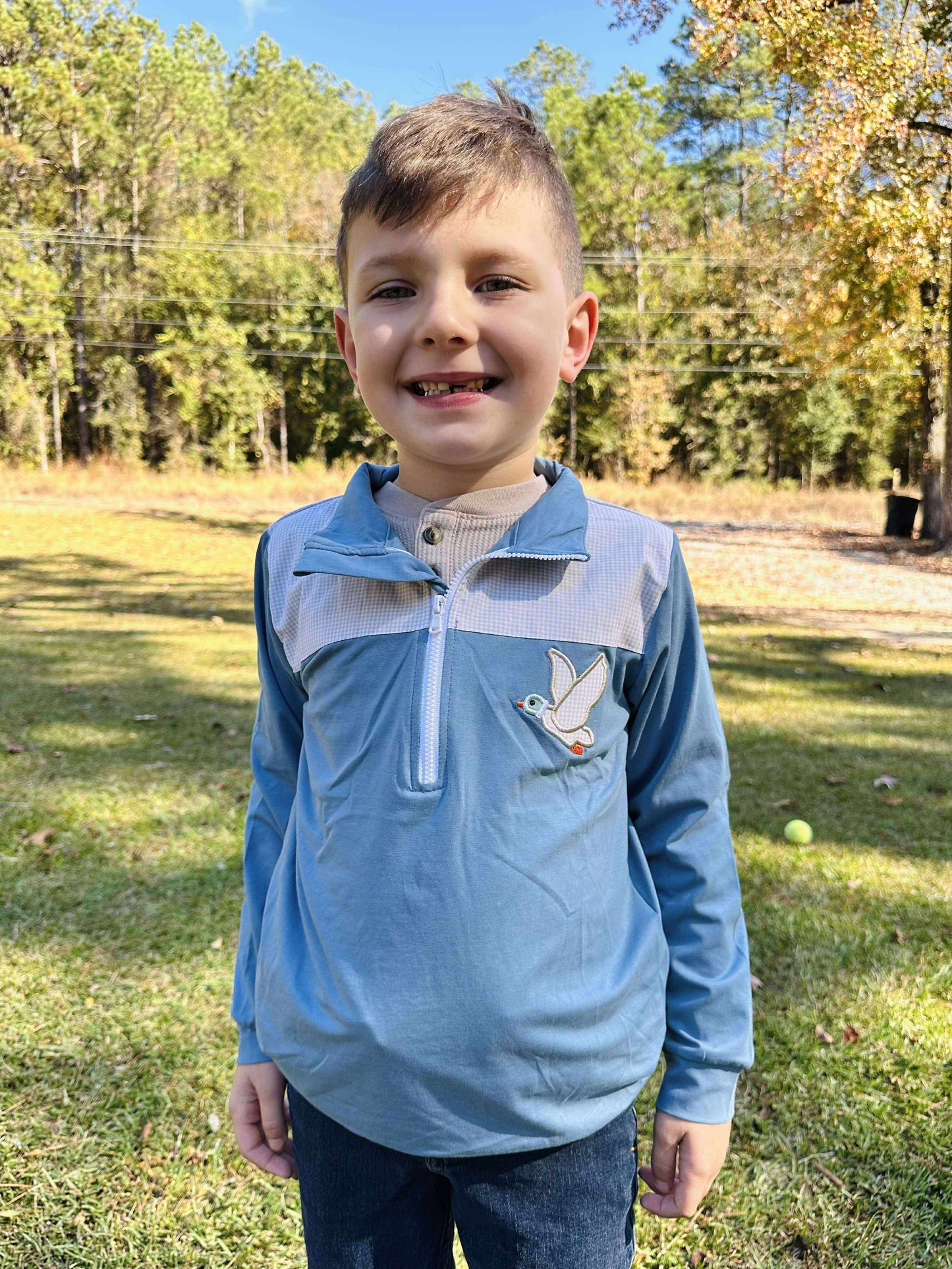 RTS - Duck 3/4 Zip Pullover