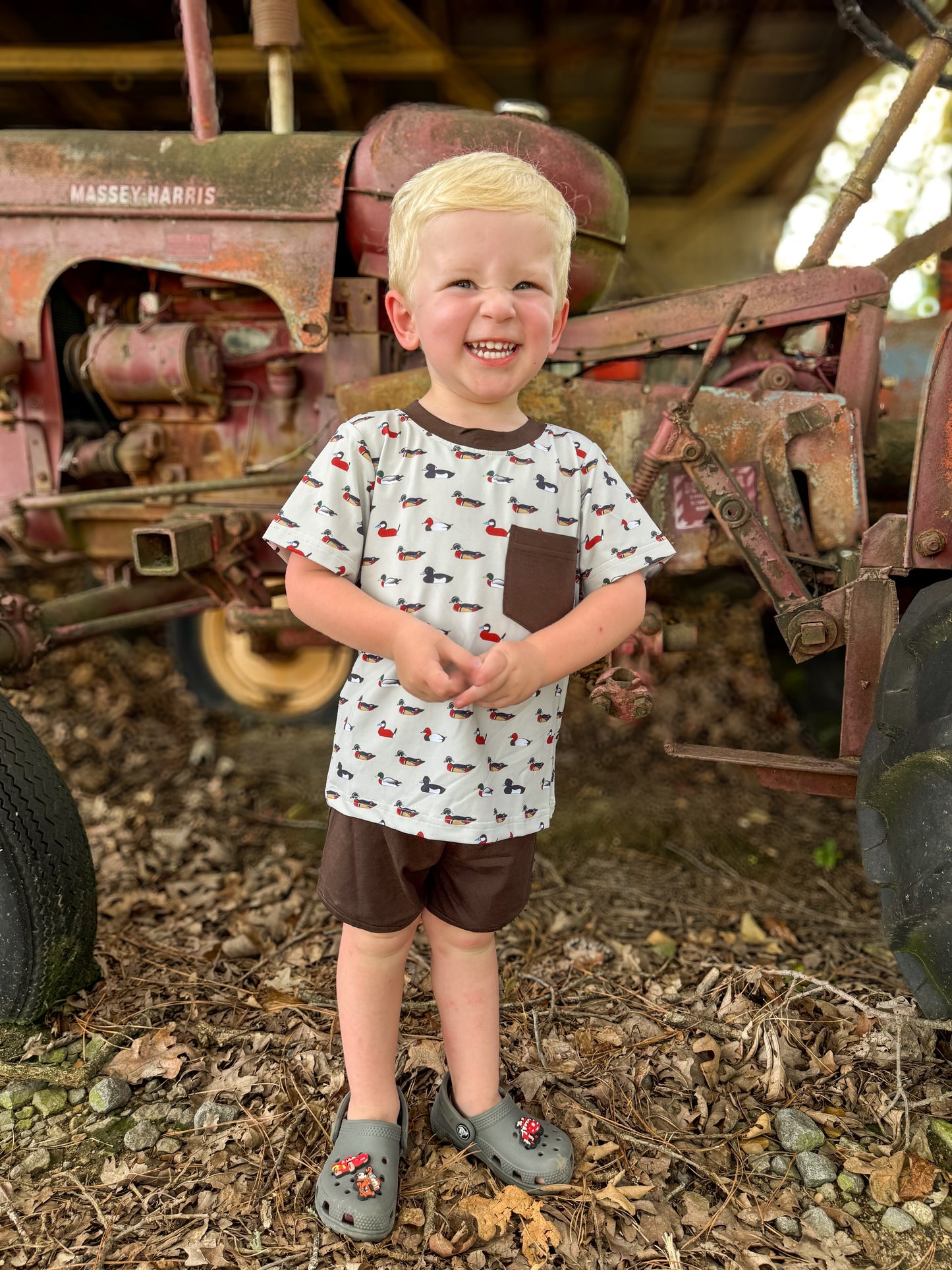 RTS - Duck Print Short Set