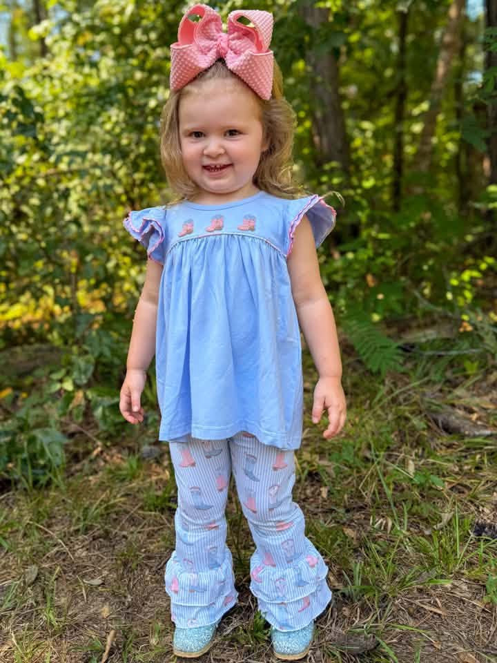 RTS - Girl Boot Pant Set