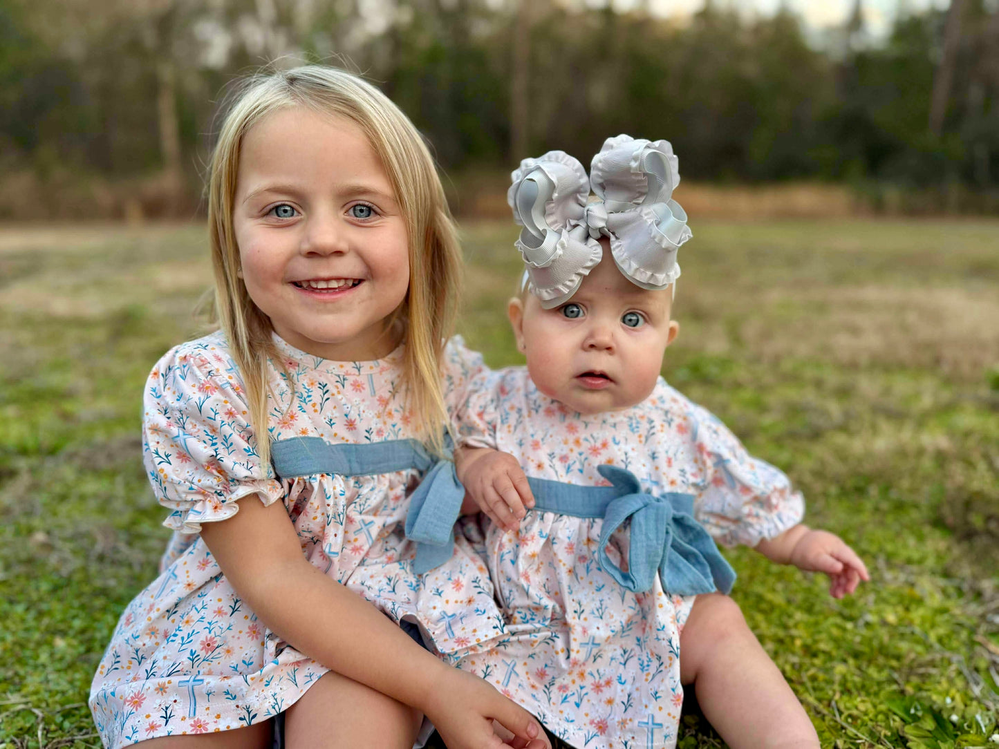 RTS - Cross Girl Diaper Set