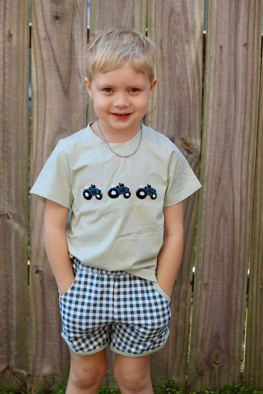 RTS - Blue Tractor Short Set