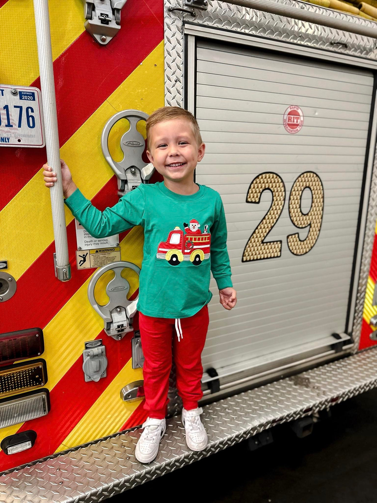 RTS - Boy Firetruck Tee