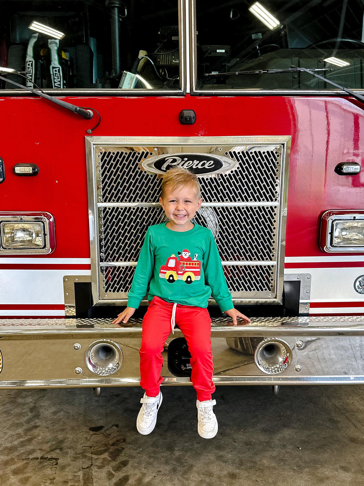 RTS - Boy Firetruck Tee
