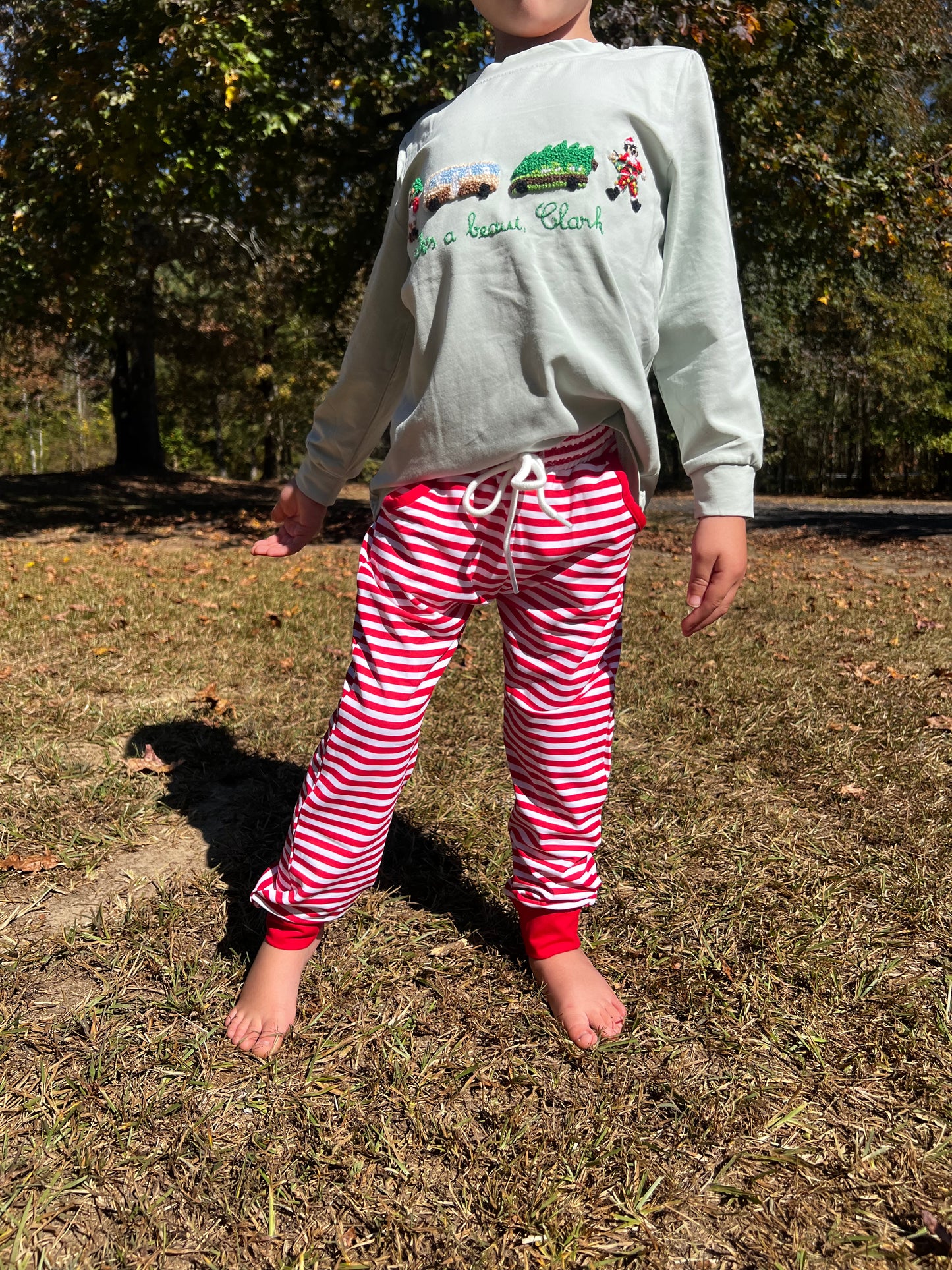 RTS - Red Stripe Joggers