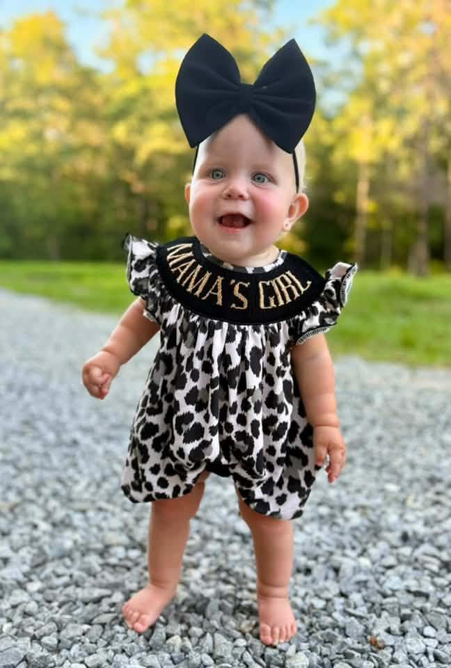RTS - Mama’s Girl Cheetah Diaper Set