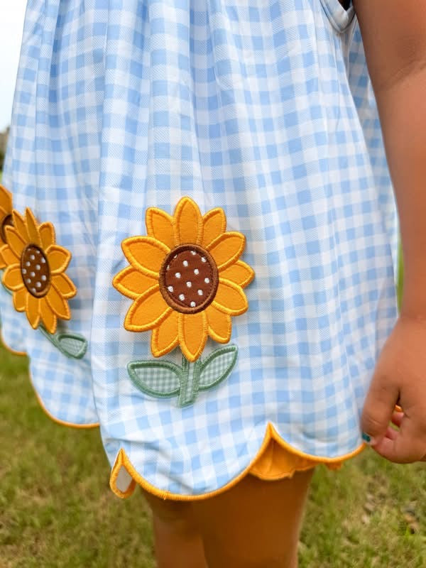 RTS- Sunflower Pocket Diaper Set
