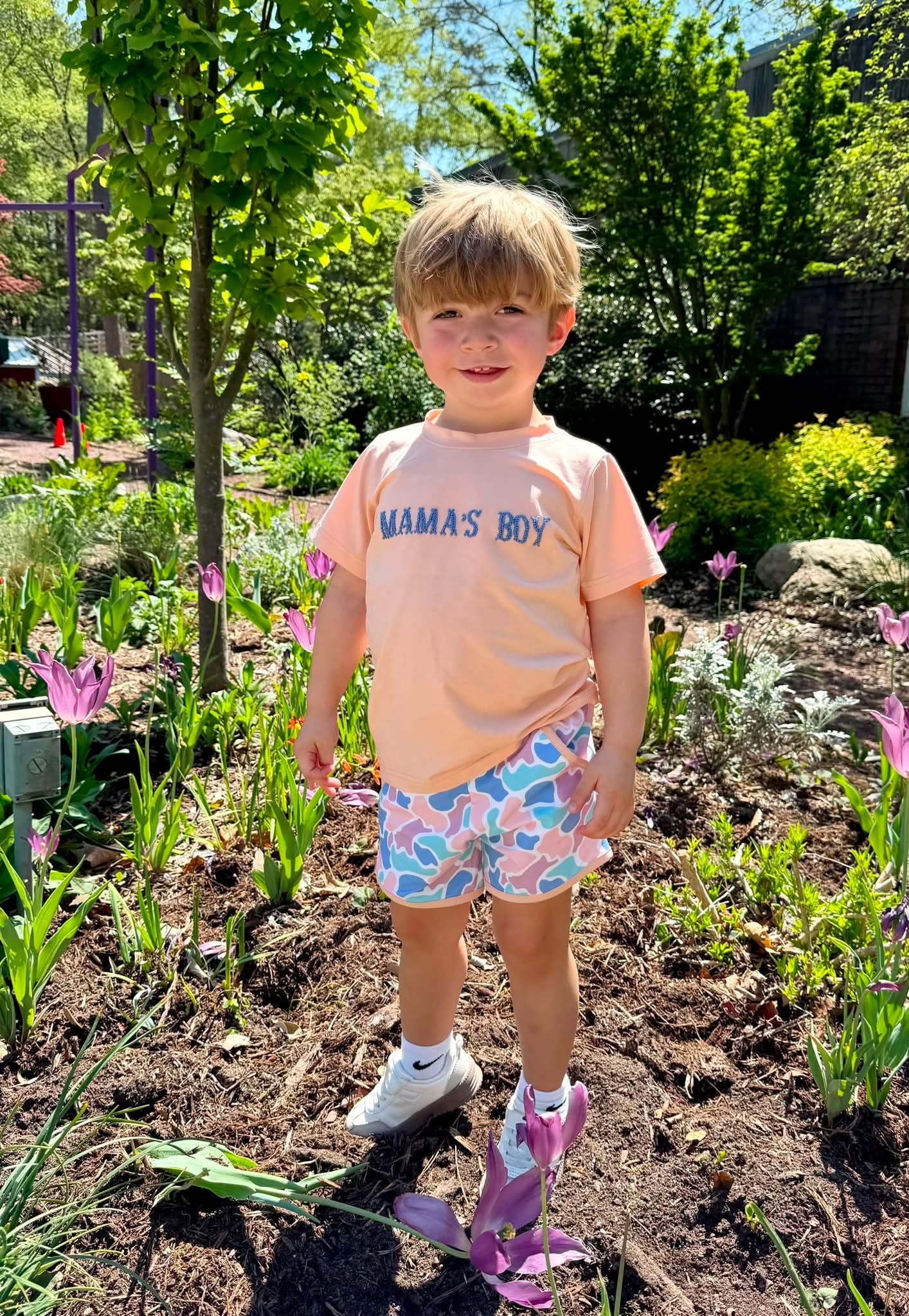 RTS - Boy Coastal Camo Short Set