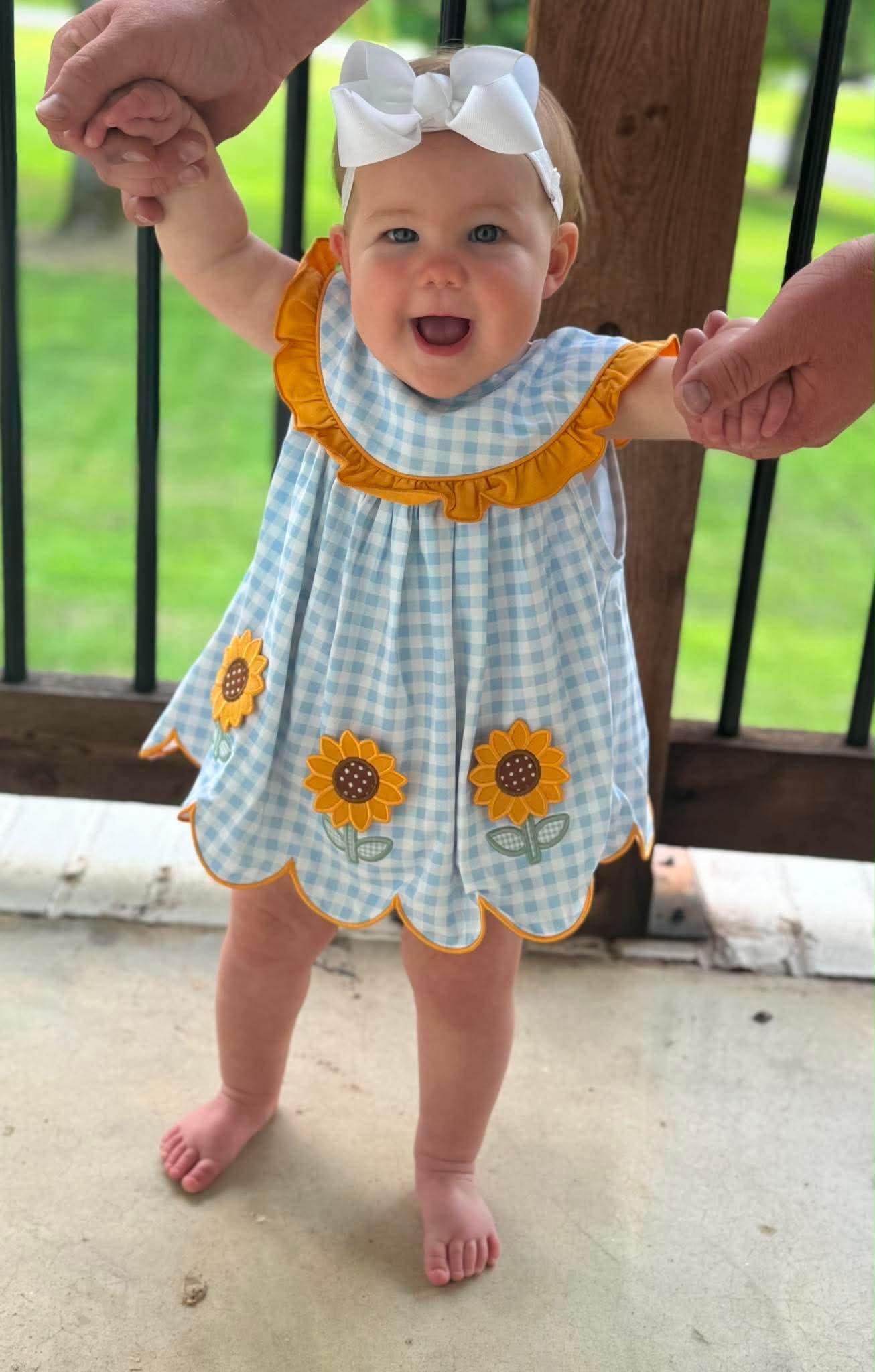 RTS- Sunflower Pocket Diaper Set