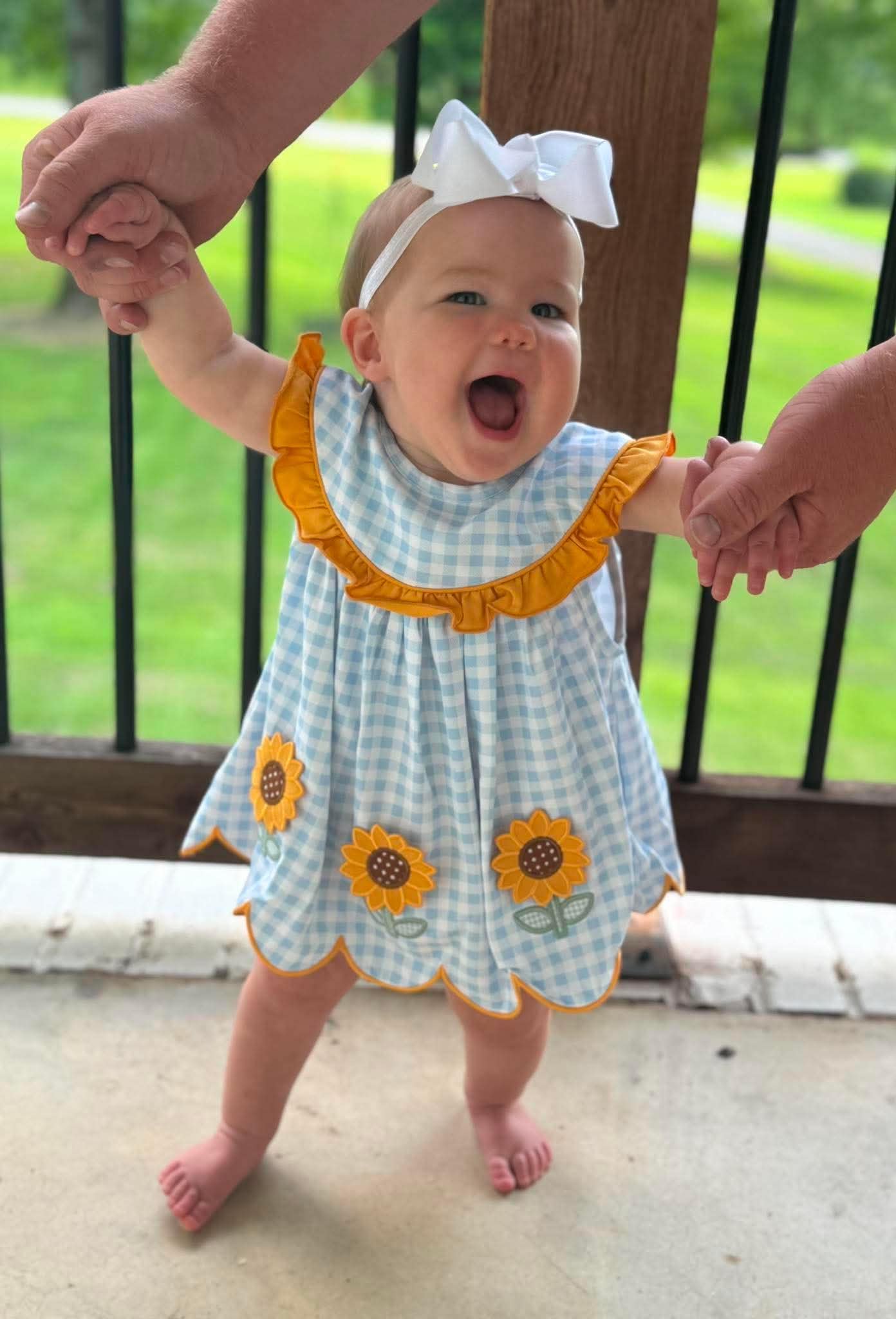 RTS- Sunflower Pocket Diaper Set