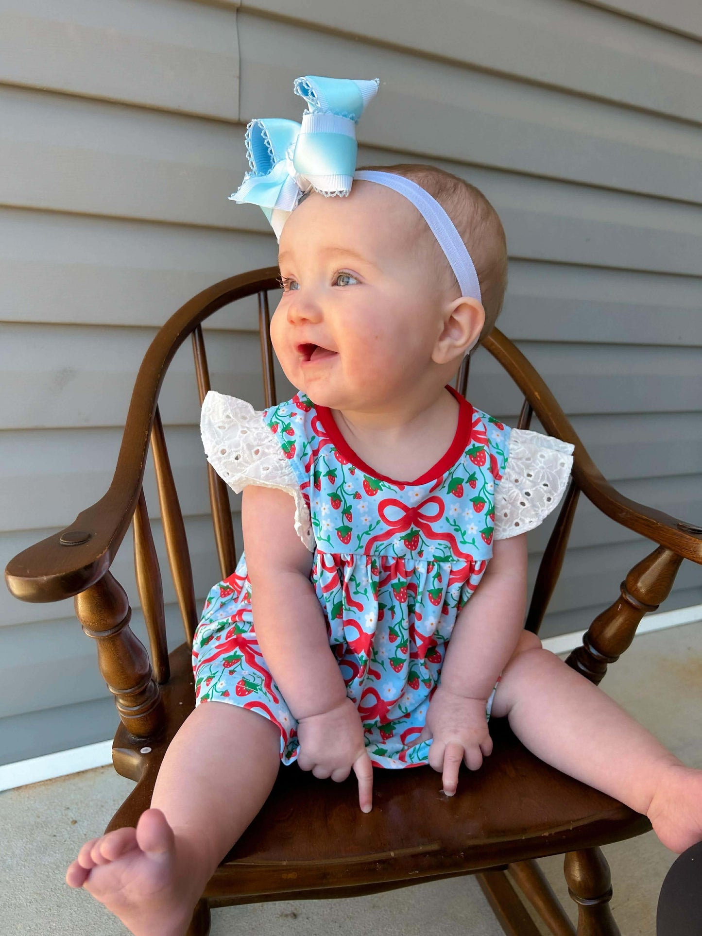 RTS - Strawberry Diaper Set