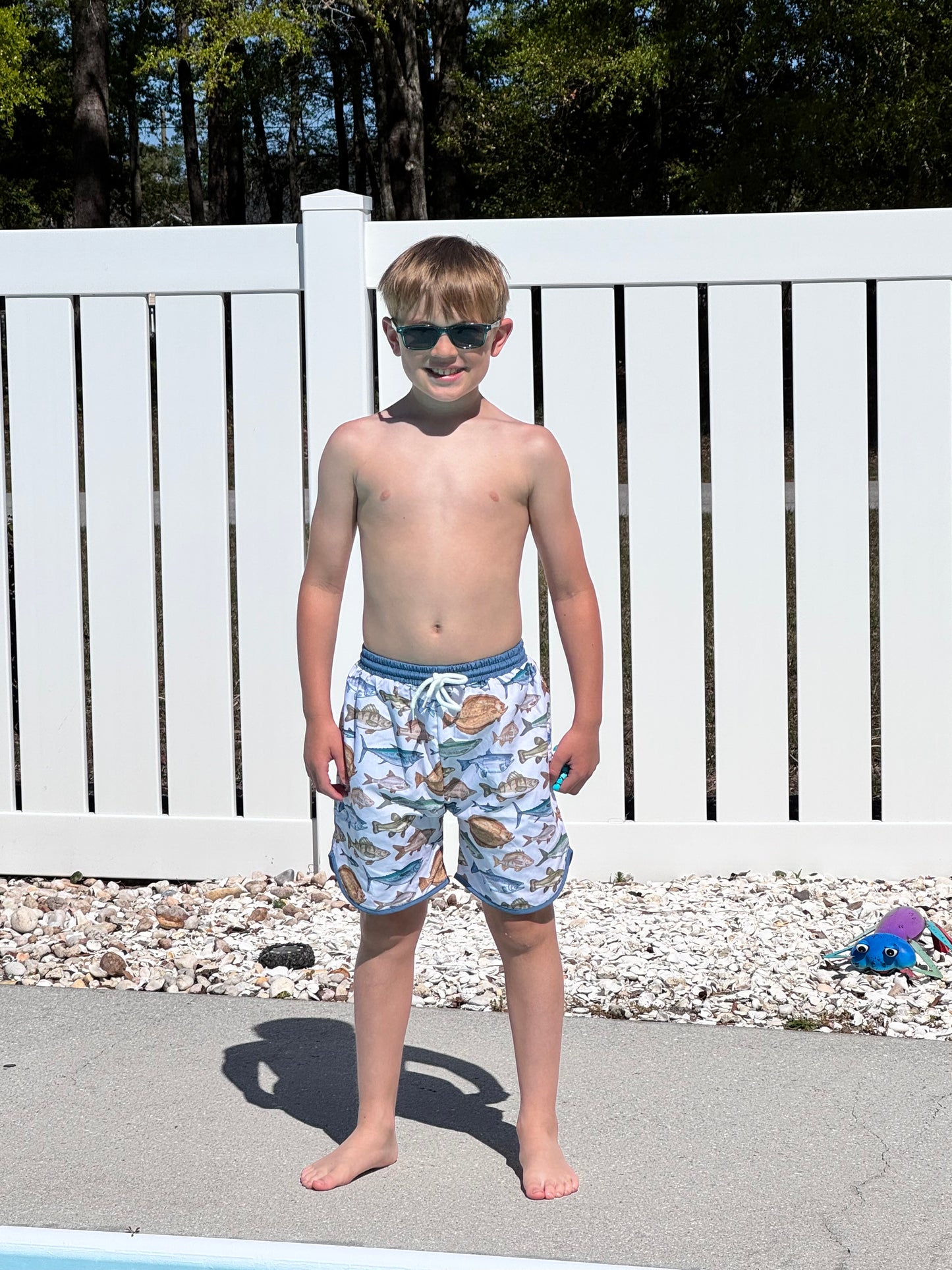 RTS - Fish Print Trunks