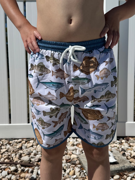 RTS - Fish Print Trunks