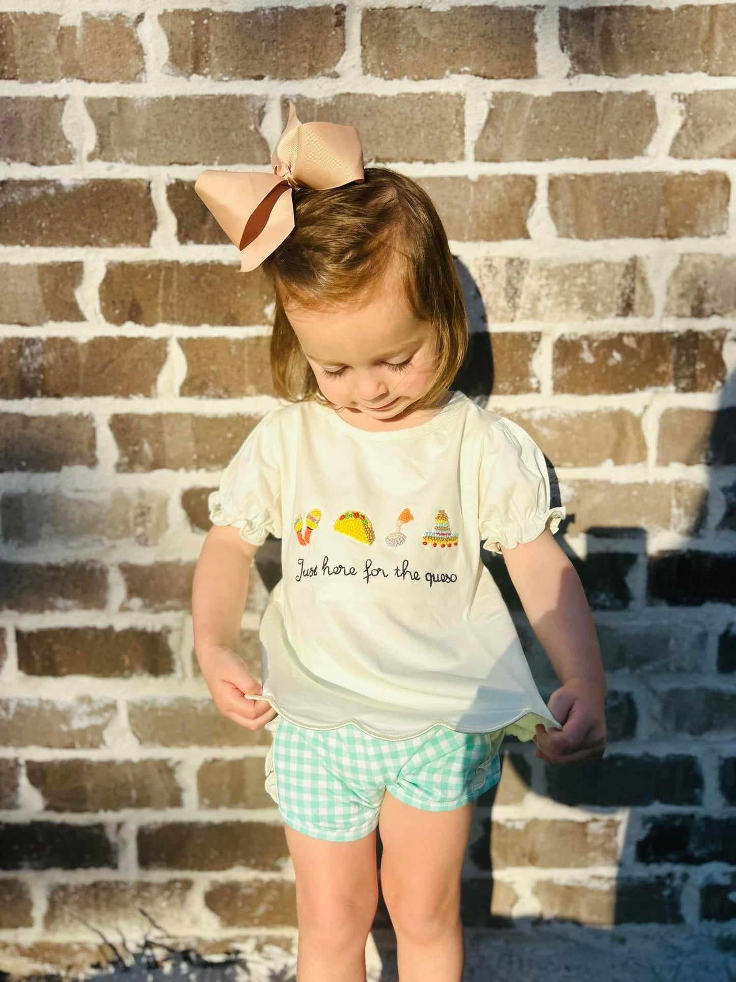 RTS - Girl Queso Short Set