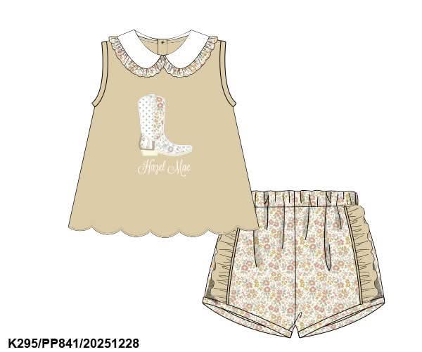 RTS - Cowgirl Boot Short Set